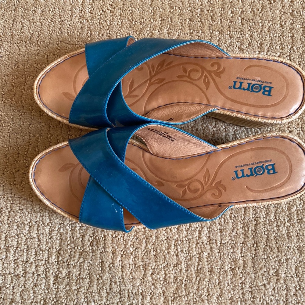 Born Wedge sandals. Excellent used condition
